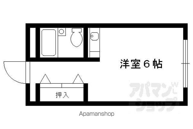 文華堂マンション(1K/3階)の間取り写真