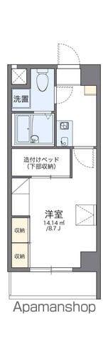 レオパレスさくら中央(1K/2階)の間取り写真