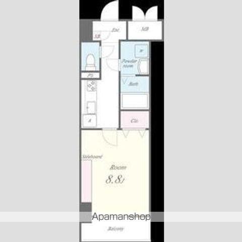 アーデル ドルフ(1K/3階)の間取り写真