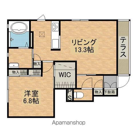 グランド・プレミアム(1LDK/1階)の間取り写真