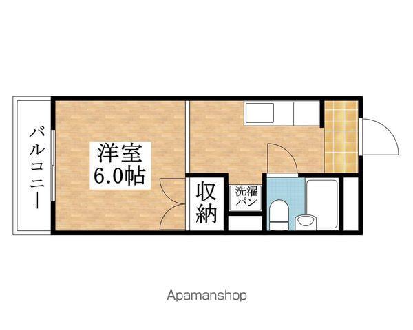 レジデンス376(1K/3階)の間取り写真