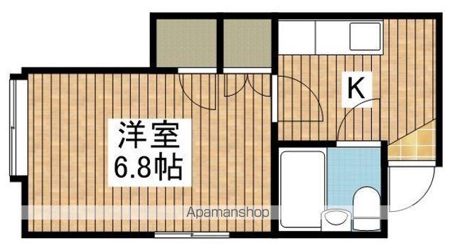 メゾンアシェンダー(1K/2階)の間取り写真