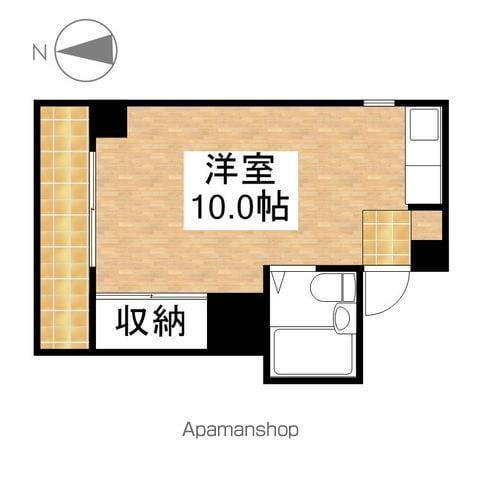 ラ・メゾンドール(ワンルーム/4階)の間取り写真