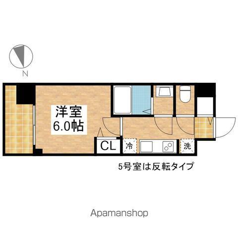 アドバンス名古屋ブランシュ(1K/12階)の間取り写真