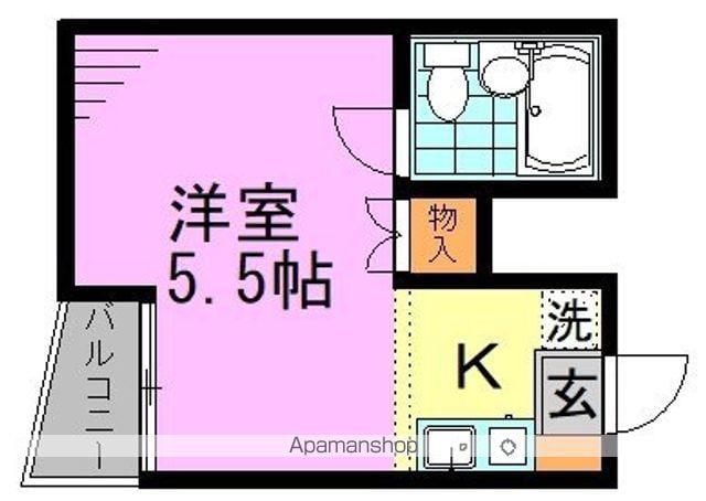 メゾン・ド・セール(ワンルーム/3階)の間取り写真