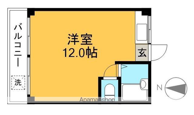 アゼリア30(ワンルーム/3階)の間取り写真