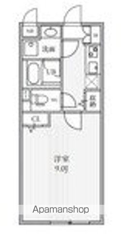 THE PALMS大島(1K/3階)の間取り写真