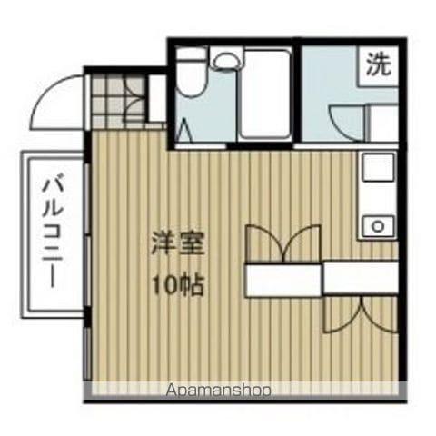 アトリウム前田(ワンルーム/2階)の間取り写真