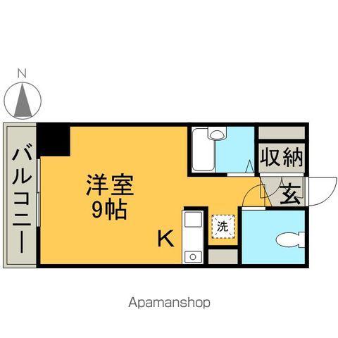 ドール久屋通(1K/2階)の間取り写真