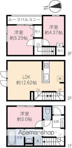 ベルリード(3LDK)の間取り写真