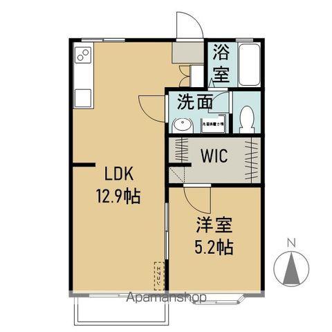 アラプラージュ(1SLDK/2階)の間取り写真