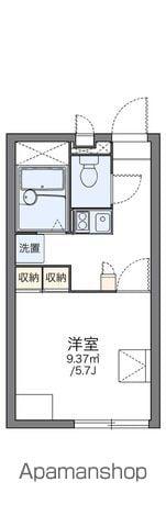 レオパレスRESIDENCEⅡ(1K/1階)の間取り写真