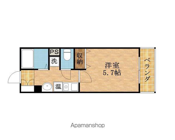 IF城北(1K/2階)の間取り写真