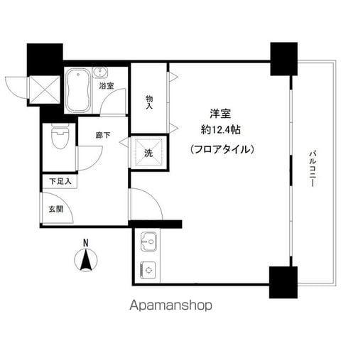 池下510ビル(ワンルーム/10階)の間取り写真