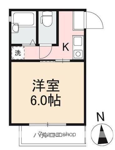 アーバン扇町(1K/4階)の間取り写真