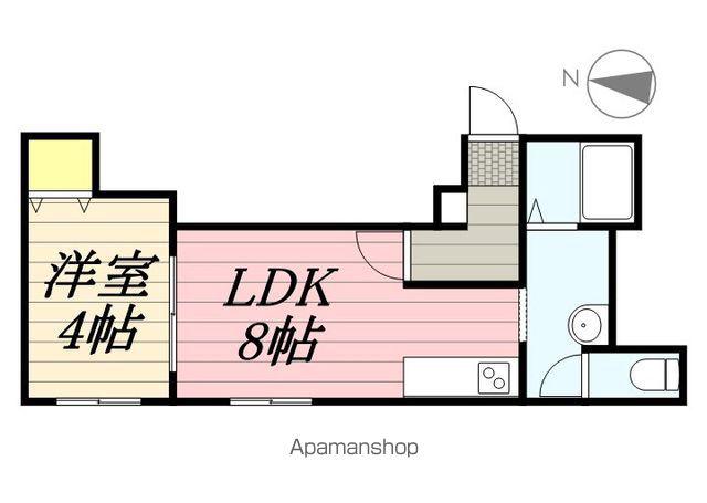 アルコバレーノⅠ(1LDK/2階)の間取り写真
