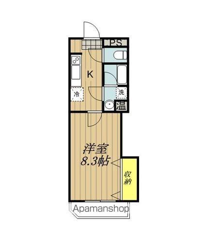 ガーデン・ハイム樗2番館(1K/5階)の間取り写真