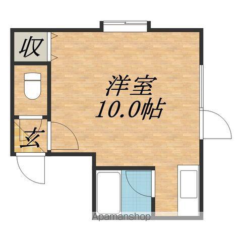瀬比亜館北14条(ワンルーム/3階)の間取り写真