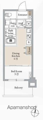 ブルーヴェル青葉通(1DK/4階)の間取り写真