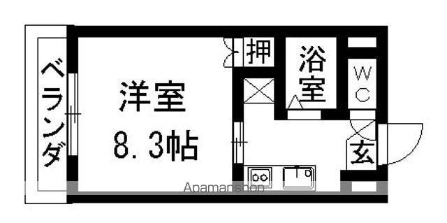 メルヴェーユ小幡Ⅱ(1K/2階)の間取り写真