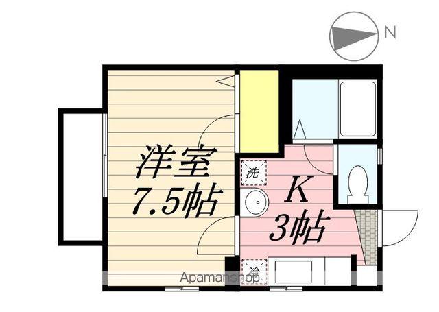しぇ じゅじゅ(1K/1階)の間取り写真