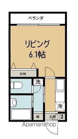 TS ONAGA(1K/3階)の間取り写真