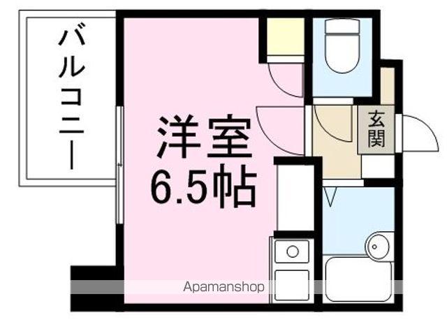 プランドール星川(ワンルーム/2階)の間取り写真