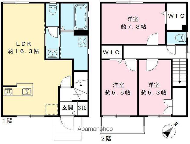 南海電鉄南海本線 泉大津駅 徒歩11分 2階建 築3年(3LDK)の間取り写真