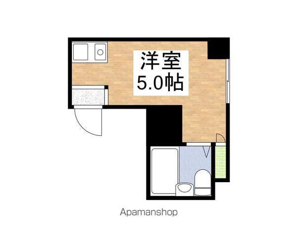 シュライン玉造(ワンルーム/2階)の間取り写真