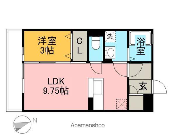 メゾン グリーンヒル(1LDK/1階)の間取り写真