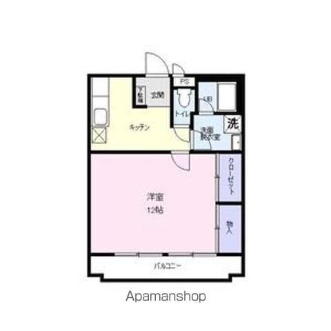 リンピア東通(1K/2階)の間取り写真