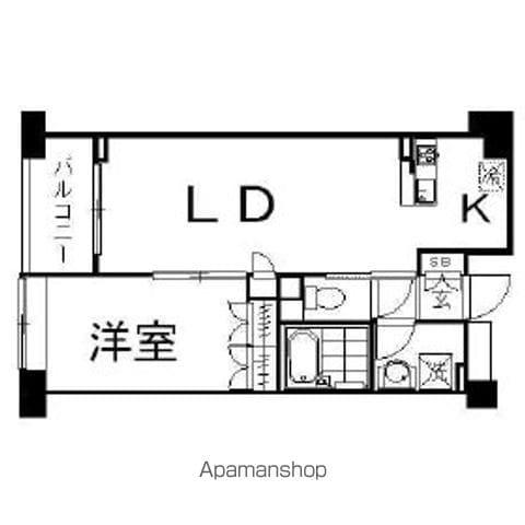 エーデル練馬(1LDK/5階)の間取り写真