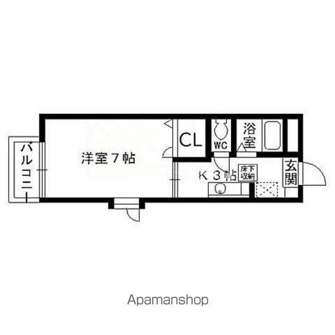 セフィラYOU(1K/1階)の間取り写真