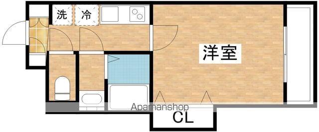 LUXE新大阪3(1K/8階)の間取り写真