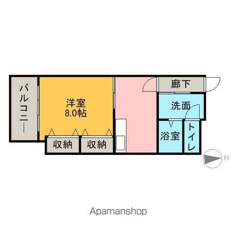 駒コネクション21(1DK/6階)の間取り写真