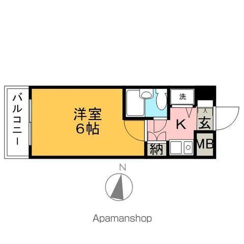 イクス小岩(1K/2階)の間取り写真