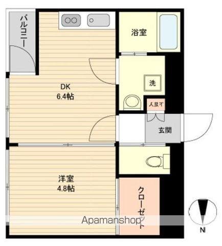 LA DOUCEUR片平(1DK/9階)の間取り写真