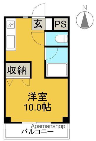 ジョイフル大川筋(ワンルーム/1階)の間取り写真