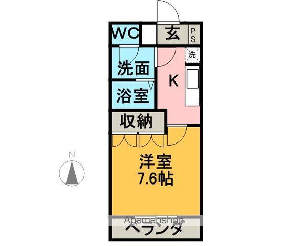 ハイムチアーズ(1K/1階)の間取り写真