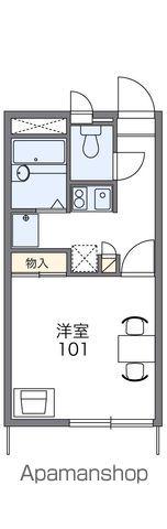 レオパレスルナシャイン(1K/1階)の間取り写真