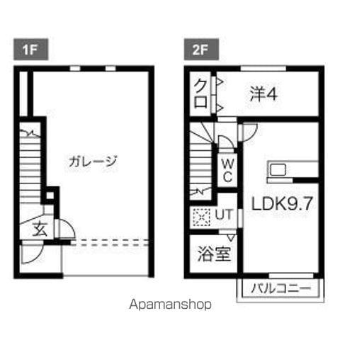 PHOENICIEL(1LDK/1階)の間取り写真