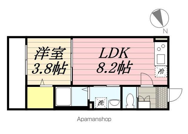 LIOⅡ(1LDK/1階)の間取り写真