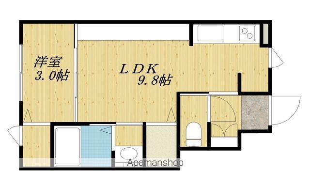 FEELBETTER ARISADA TERRACE(1LDK/1階)の間取り写真