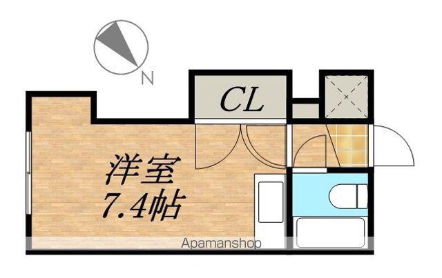 ハイツプレジデント(ワンルーム/4階)の間取り写真