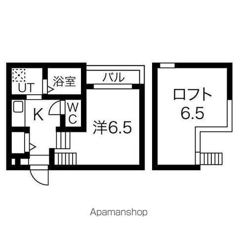 コンフォルタ杉村(1K/1階)の間取り写真