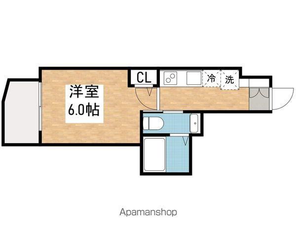 エステムコート名古屋千種グレイス(1K/14階)の間取り写真