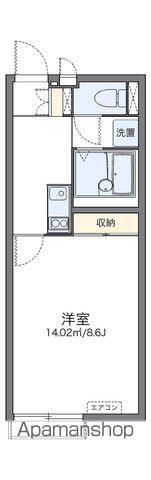 レオネクストフォーレパレス(1K/1階)の間取り写真