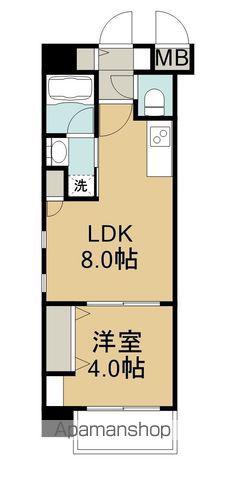 サンロージュ大分駅前(1LDK/9階)の間取り写真