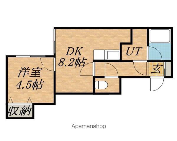 KAZU栄町(1LDK/2階)の間取り写真