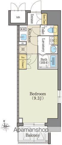 アデグランツ上前津(1K/5階)の間取り写真